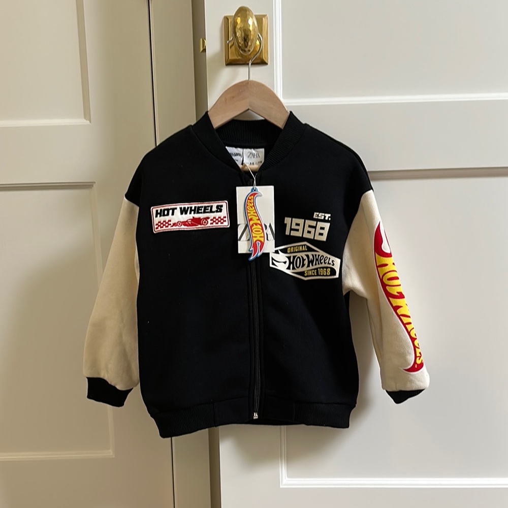 Hot Wheels Black and Cream Jacket